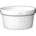 International Tableware 4 oz European White Fluted Ramekin, PK36 RAMF-4-EW